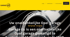 Desktop Screenshot of garage-es.be